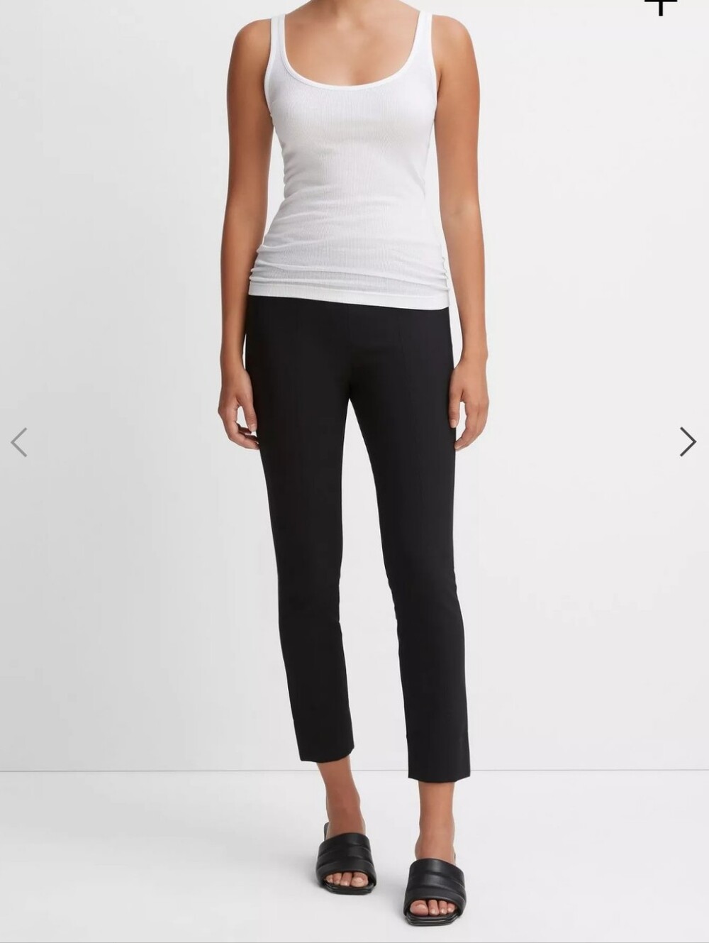 Vince Women's Bobbi High-Rise Stitch-Seam Ponte Legging Size XL